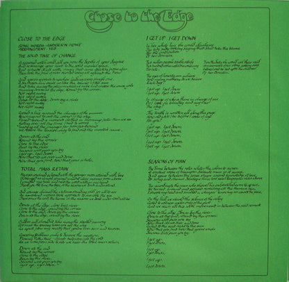 Close To The Edge - secondary