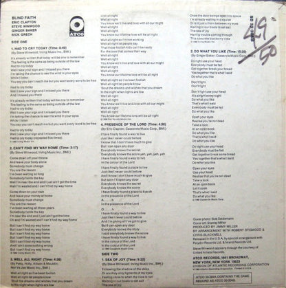 Blind Faith - secondary