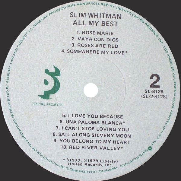 Slim Whitman - All My Best