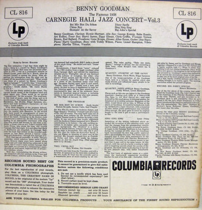 The Famous 1938 Carnegie Hall Jazz Concert Vol.3 - secondary