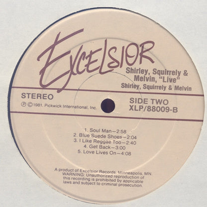 Shirley & Squirrely - Live