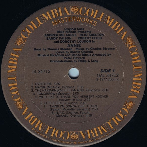 "Annie" Original Cast - Annie (A New Musical)