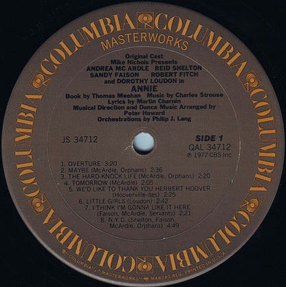 "Annie" Original Cast - Annie (A New Musical)