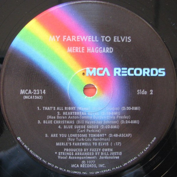 My Farewell To Elvis - secondary
