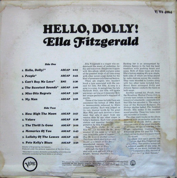 Hello, Dolly! - secondary