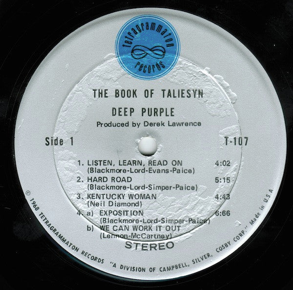 The Book Of Taliesyn - secondary
