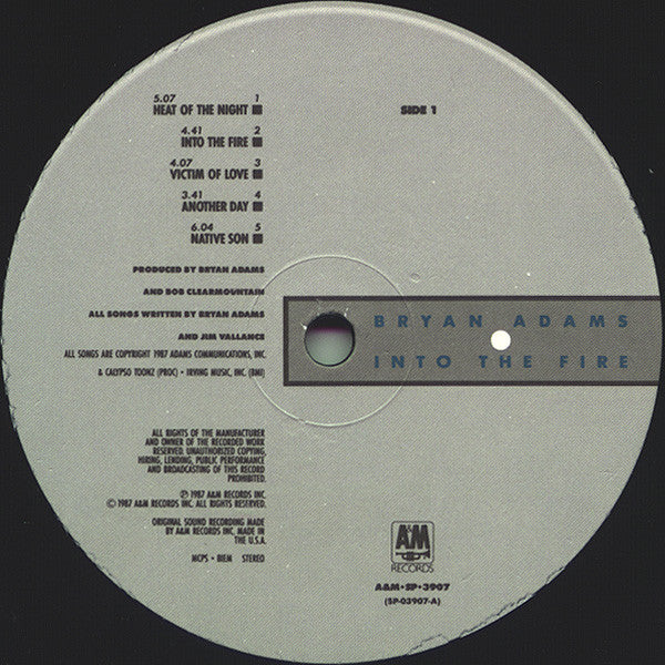 Bryan Adams - Into The Fire