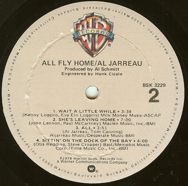 All Fly Home - secondary