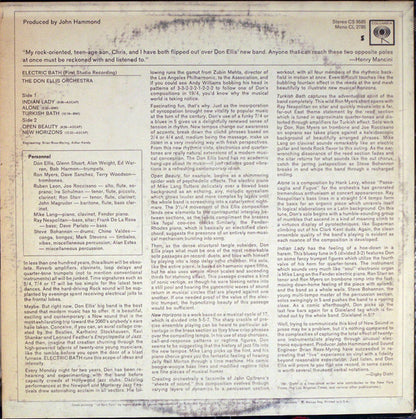 The Don Ellis Orchestra - Electric Bath