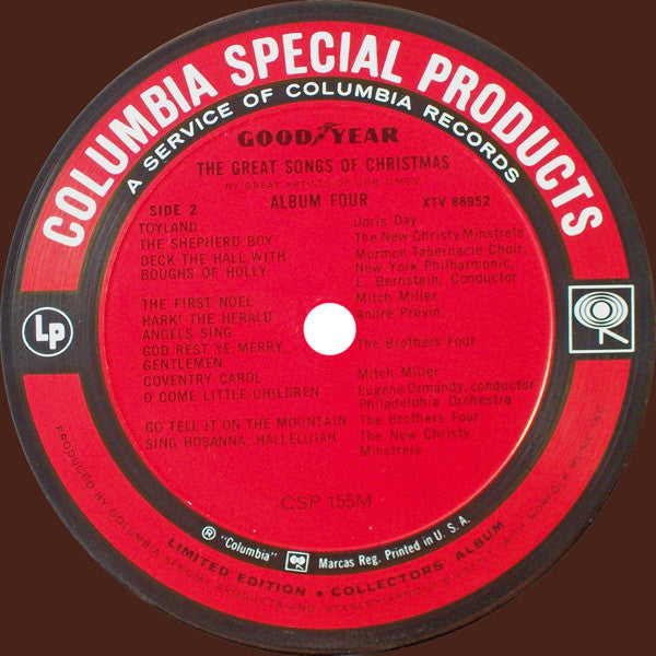Great Songs Of Christmas (By The Great Artists Of Our Time) Album Four - secondary