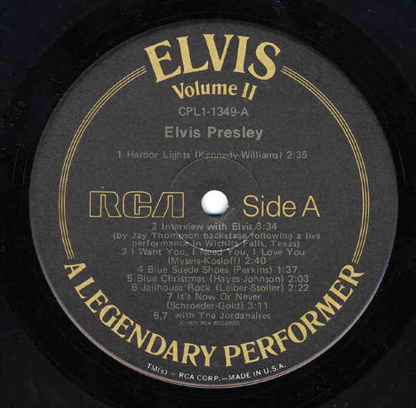 A Legendary Performer - Volume 2 - secondary