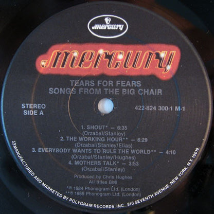 Songs From The Big Chair - secondary