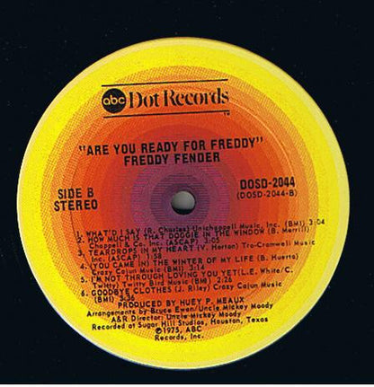 Freddy Fender - Are You Ready For Freddy
