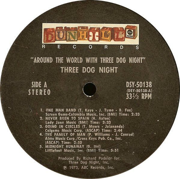 Around The World With Three Dog Night - secondary
