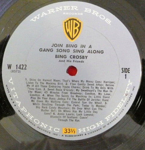 Bing Crosby & His Friends - Join Bing In A Gang Song Sing Along