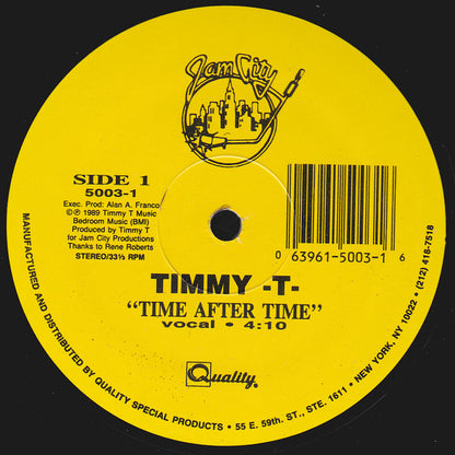 12" Single: Timmy T - Time After Time