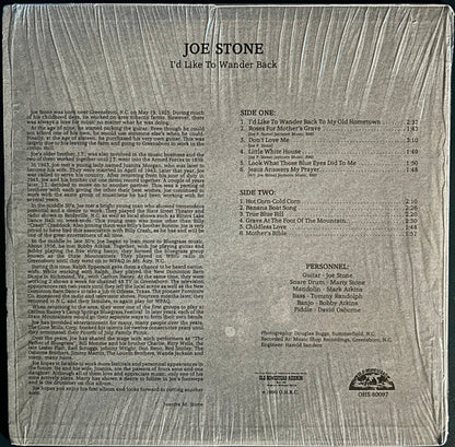 Joe Stone - I’d Like To Wander Back