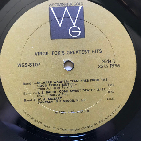 Virgil Fox - Virgil Fox's Greatest Hits