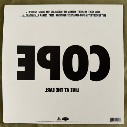 Cope - Live At The Earl - secondary