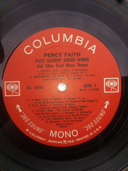 Percy Faith - Plays The Academy Award Winner And Other Great Movie Themes
