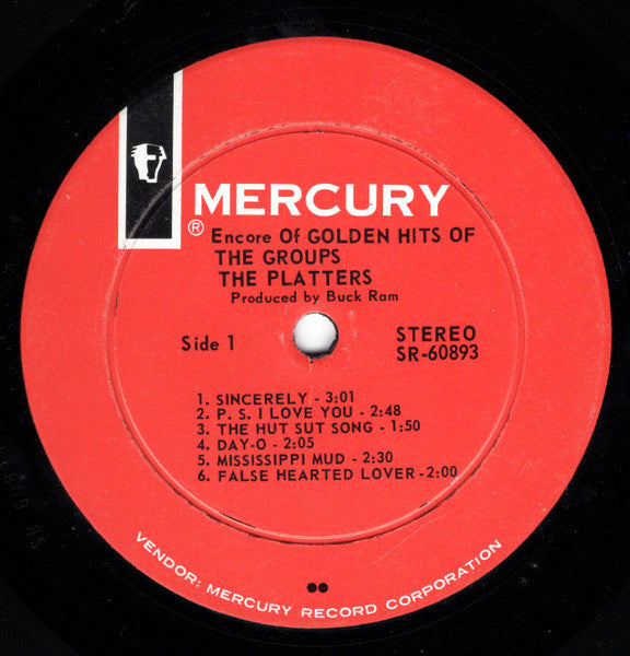 (Encore Of) Golden Hits Of The Groups - secondary