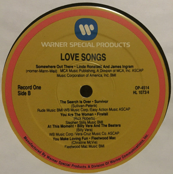 Love Songs - secondary