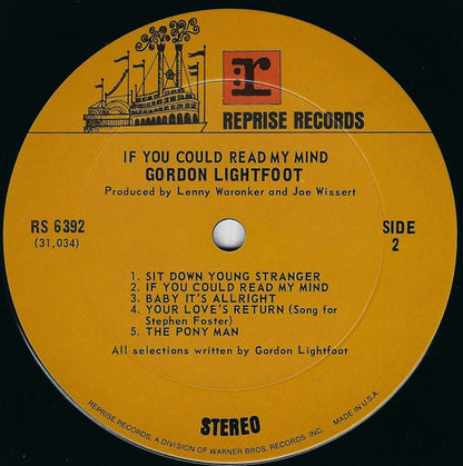 If You Could Read My Mind - secondary