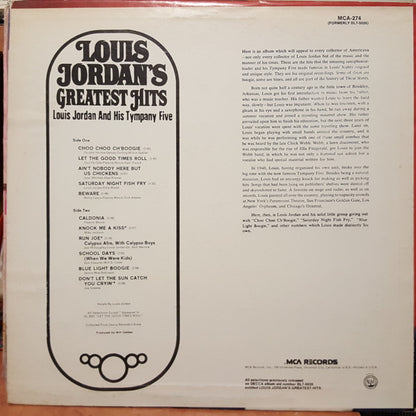 Louis Jordan's Greatest Hits - secondary