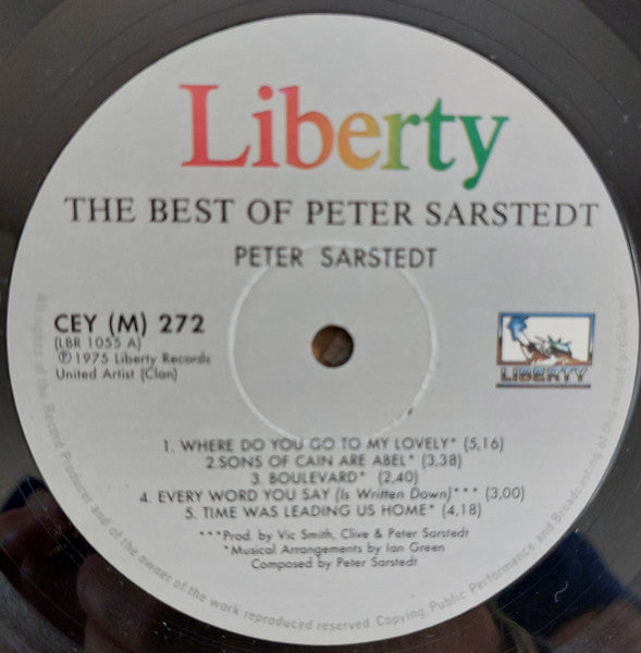 The Best Of Peter Sarstedt - secondary