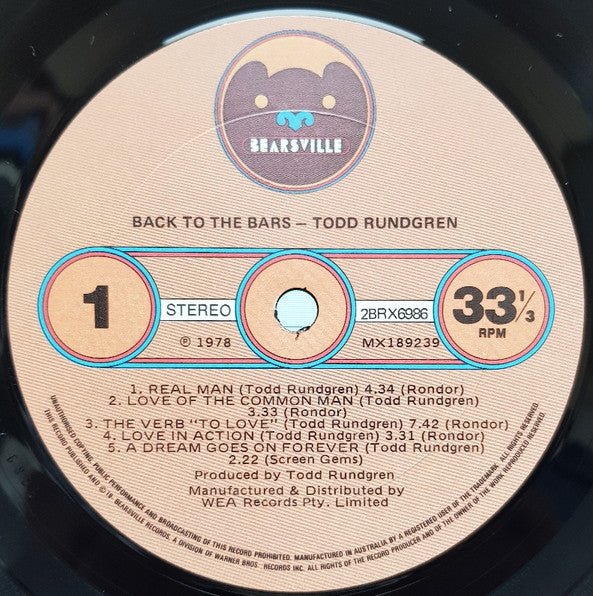 Back To The Bars - secondary