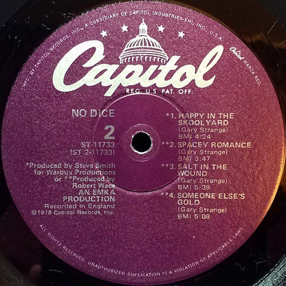No Dice - secondary