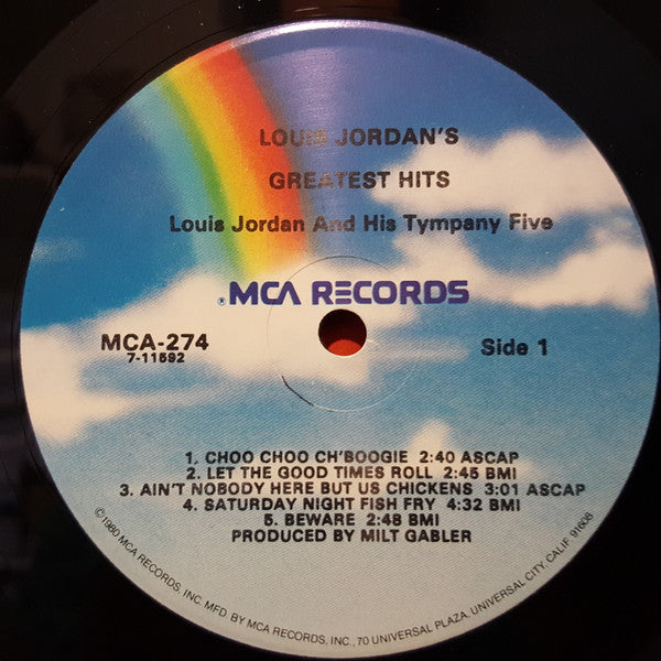 Louis Jordan's Greatest Hits - secondary