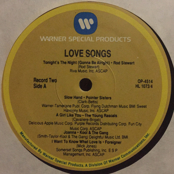 Love Songs - secondary