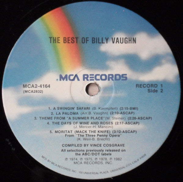 The Best Of Billy Vaughn - secondary