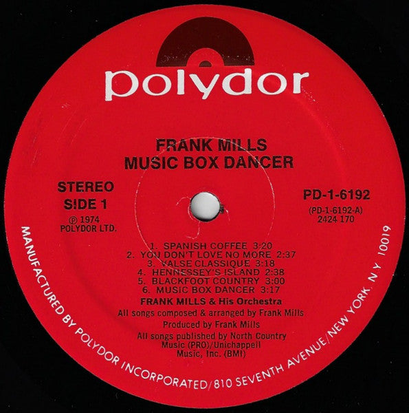 Music Box Dancer - secondary