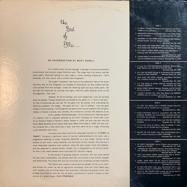 The Best Of Ella Fitzgerald - secondary
