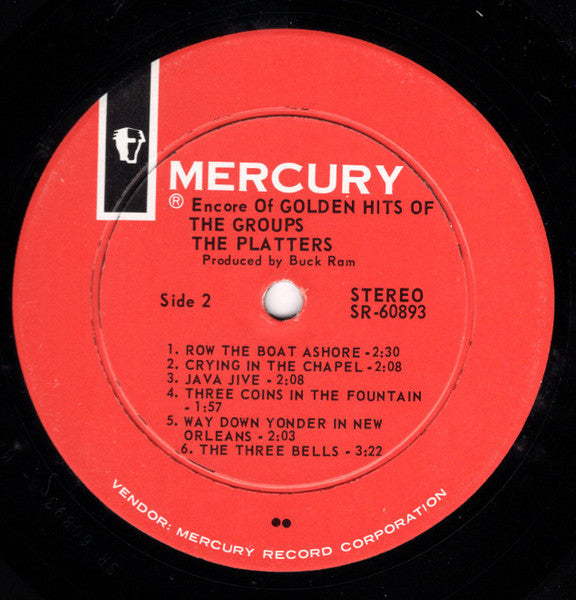 (Encore Of) Golden Hits Of The Groups - secondary