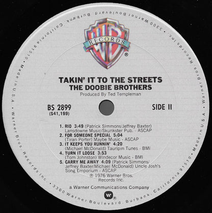 Takin' It To The Streets - secondary