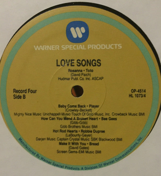 Love Songs - secondary