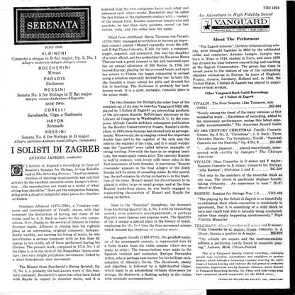 Zagrebački Solisti, Antonio Janigro - Serenata