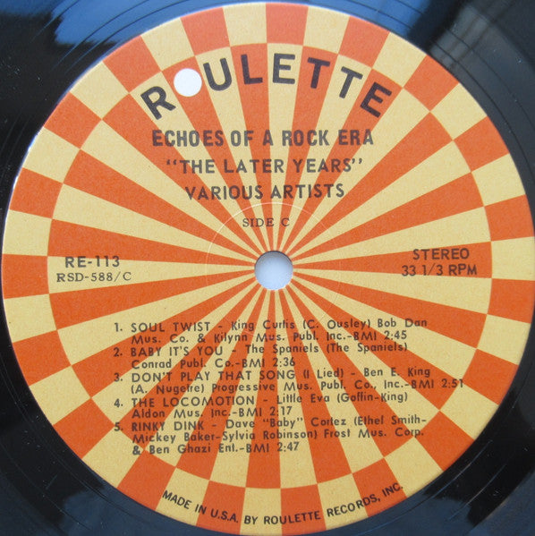 Echoes Of a Rock Era: The Later Years - secondary