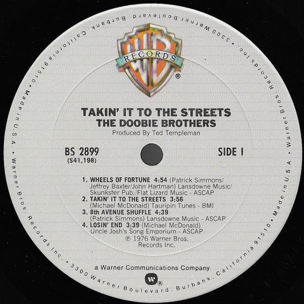 Takin' It To The Streets - secondary