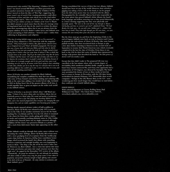 Master Of Reality - secondary