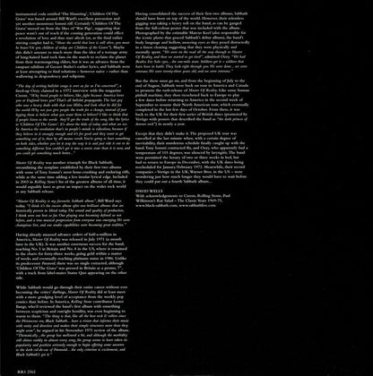 Master Of Reality - secondary