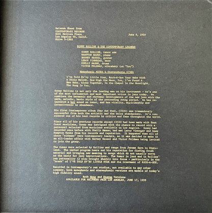 Go West! The Contemporary Records Albums - secondary