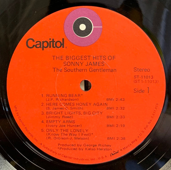 The Biggest Hits Of Sonny James - The Southern Gentleman - secondary