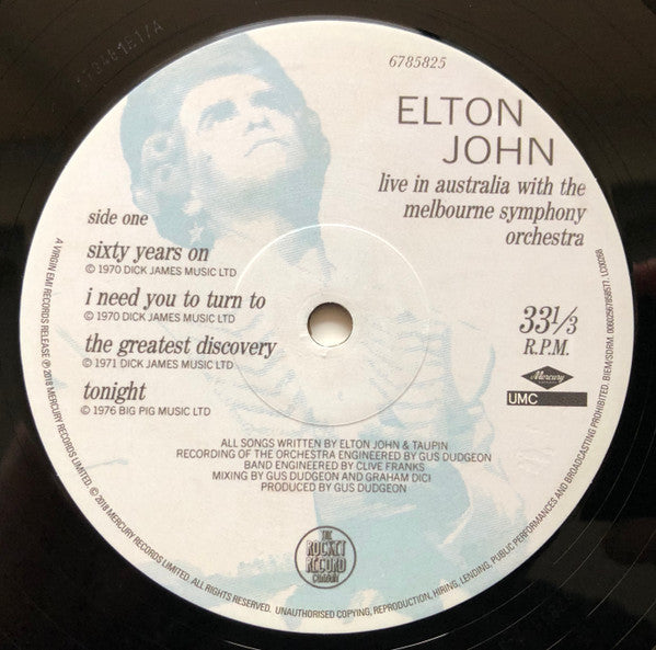 Live In Australia (With The Melbourne Symphony Orchestra) - secondary