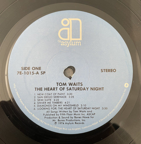 The Heart Of Saturday Night - secondary