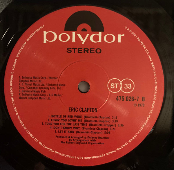 Eric Clapton - secondary