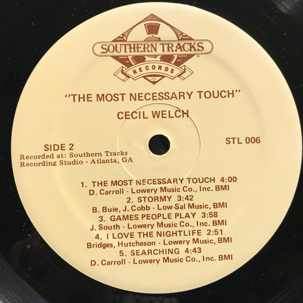 Cecil Welch And The Necessary Touch - The Most Necessary Touch